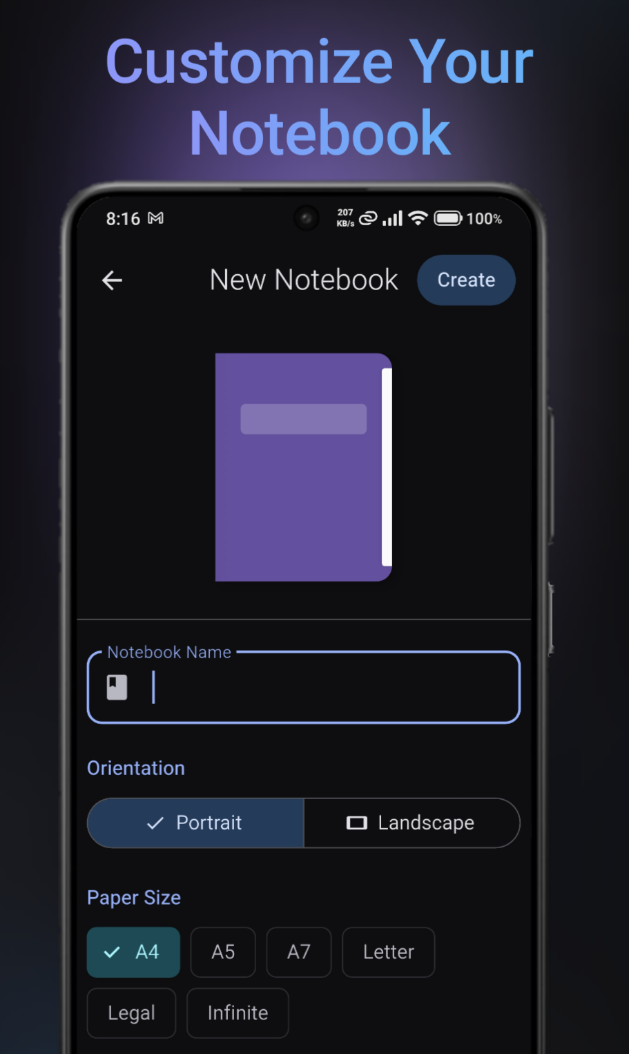 Notebook Organizer Creation